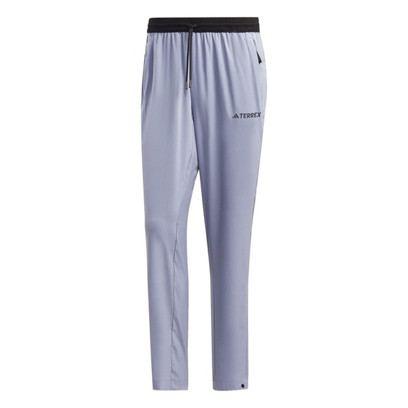 adidas Terrex LiteFlex Jogging Silver Violet Lightweight Pants Size Medium - Picture 1 of 12